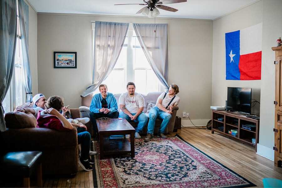 Sober Living Living Room