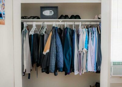 Sober Clubhouse closet
