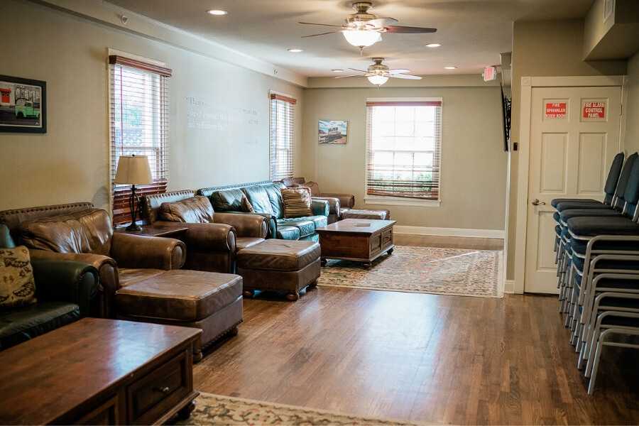 Sober Clubhouse Living Room