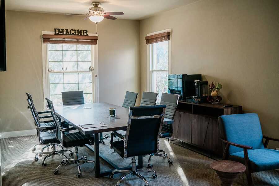 Conference Room at the Sober Clubhouse